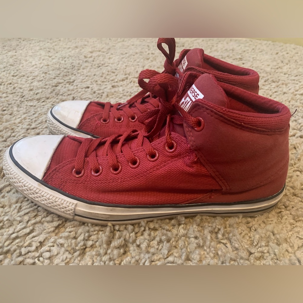 Converse All-Star High Top Men’s Sz 10 Red Pre-Owned